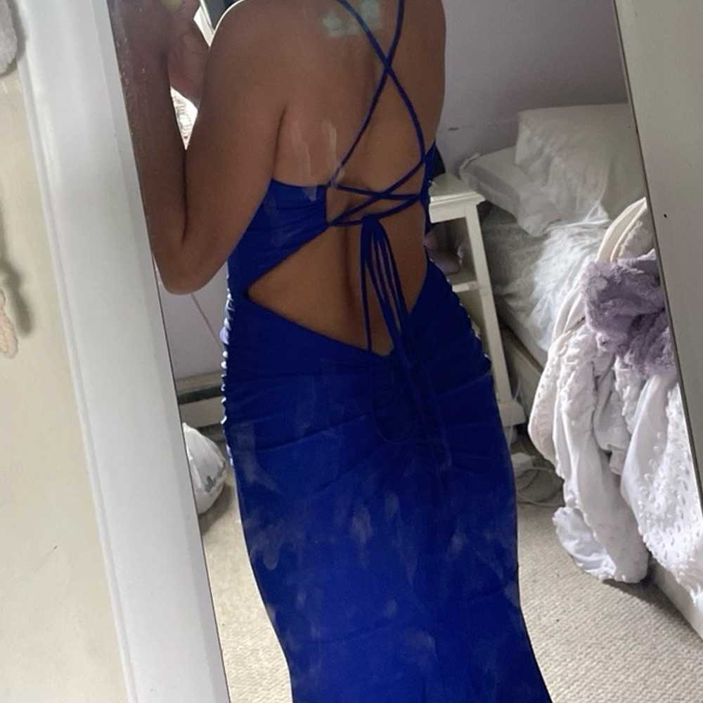 Blue Prom Dress - image 2