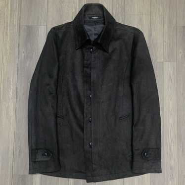 も*〜様 archive Tornado Mart suede coat Y2K Tornado Mart Suede Jacket with Removable Fur Neck