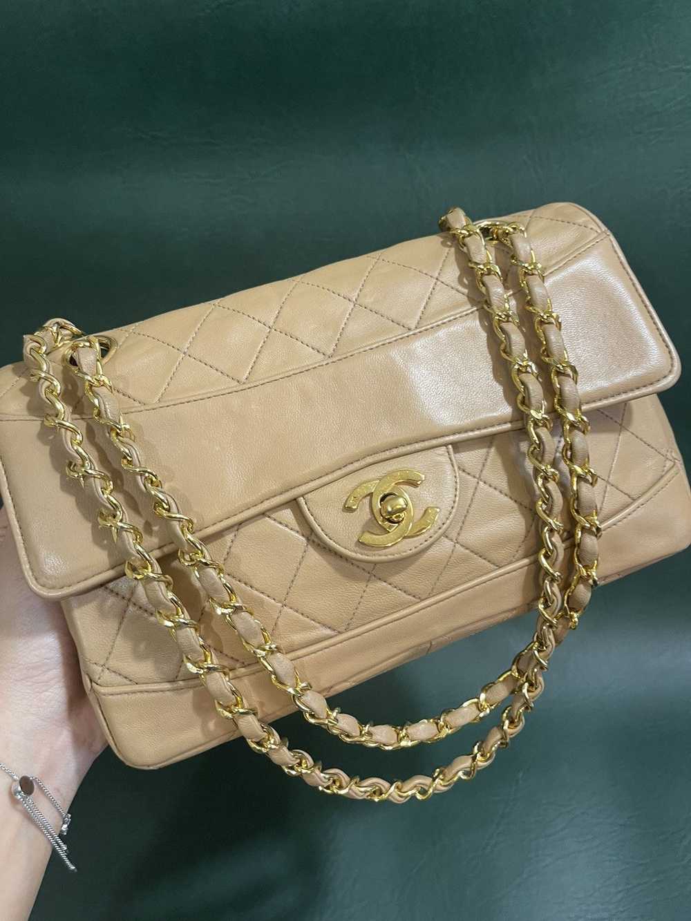 Chanel Chanel Vintage Classic Single Flap Bag Lam… - image 12