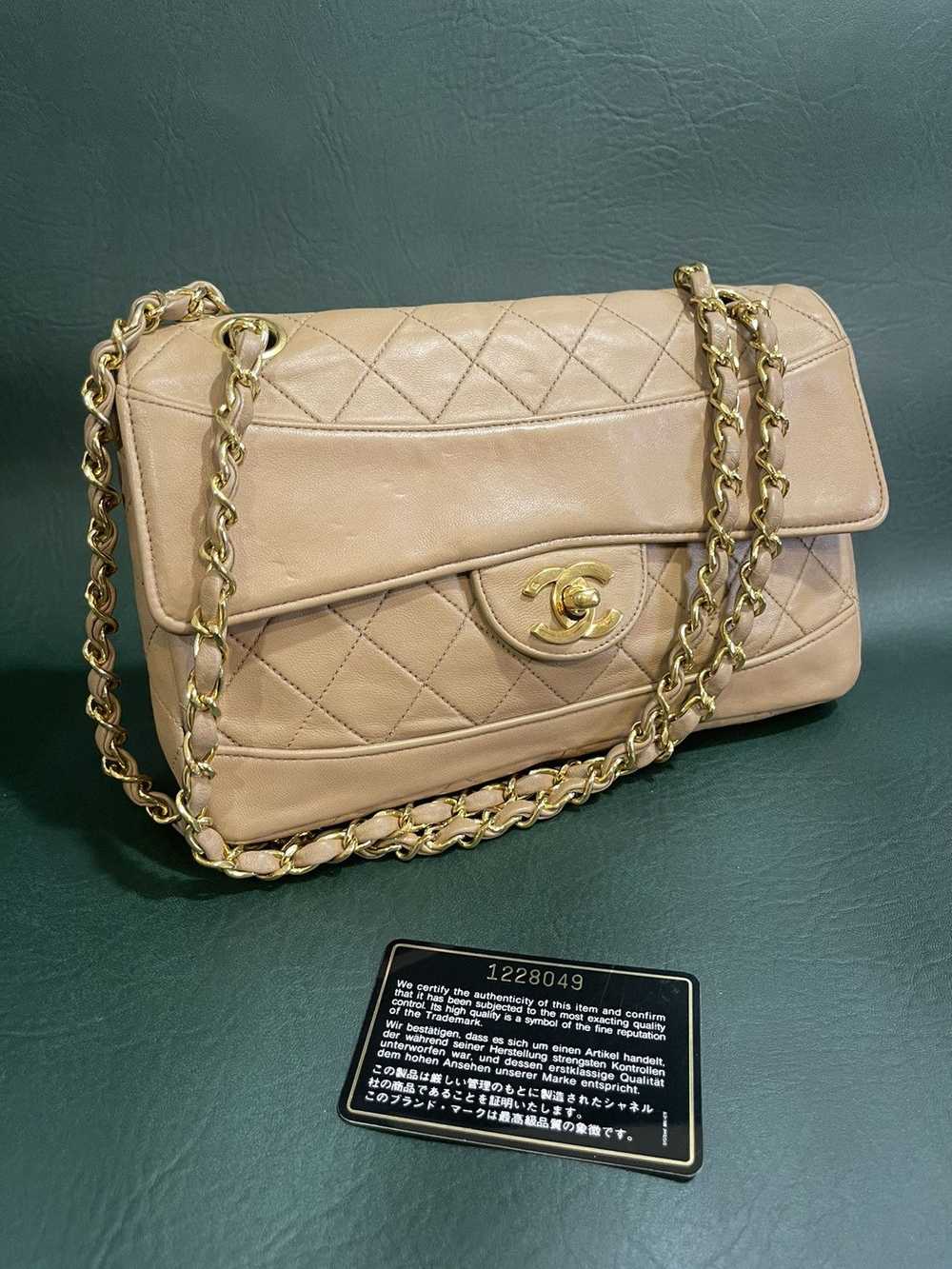 Chanel Chanel Vintage Classic Single Flap Bag Lam… - image 2