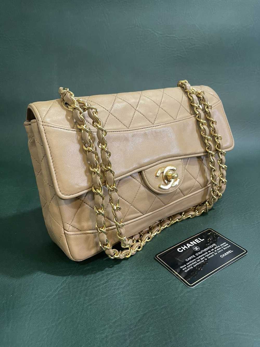 Chanel Chanel Vintage Classic Single Flap Bag Lam… - image 4