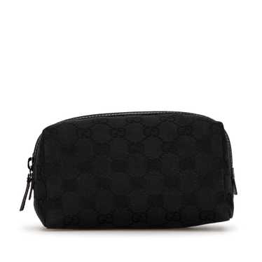 Black Gucci GG Canvas Pouch