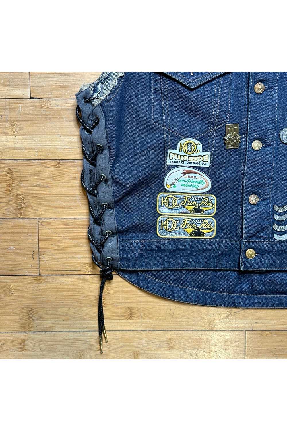 Kadoya Vintage Denim Rider Jacket (Size US L) - image 5