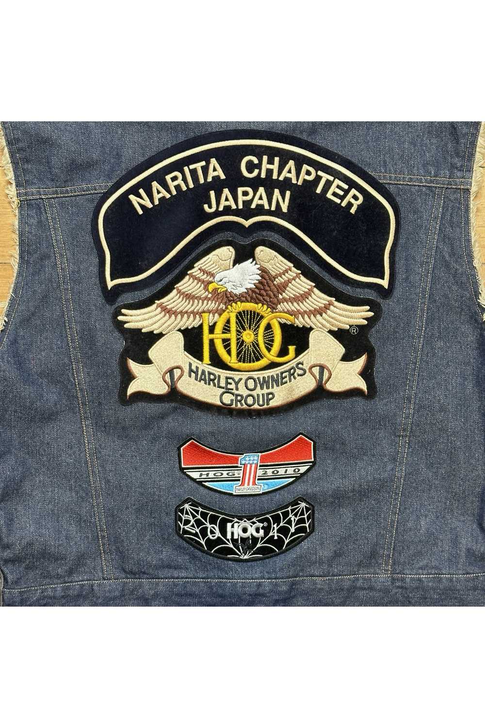 Kadoya Vintage Denim Rider Jacket (Size US L) - image 8