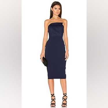 MISHA SANZANA DRESS IN MIDNIGHT BLUE SIZE 0