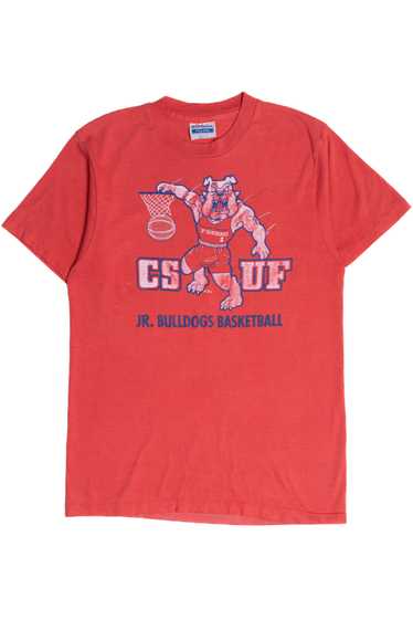 Vintage "Jr. Bulldogs Basketball" Hanes T-Shirt