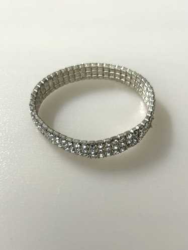 Jewelry White/Silver Tennis Bracelet - image 1