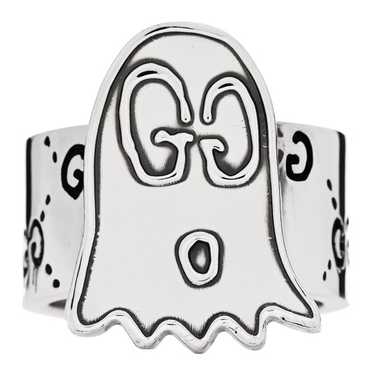 GUCCI Sterling Silver GucciGhost Ghost Ring 58 8.2