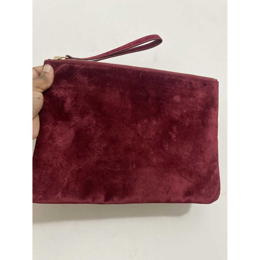 Lancaster Velvet clutch bag - image 2