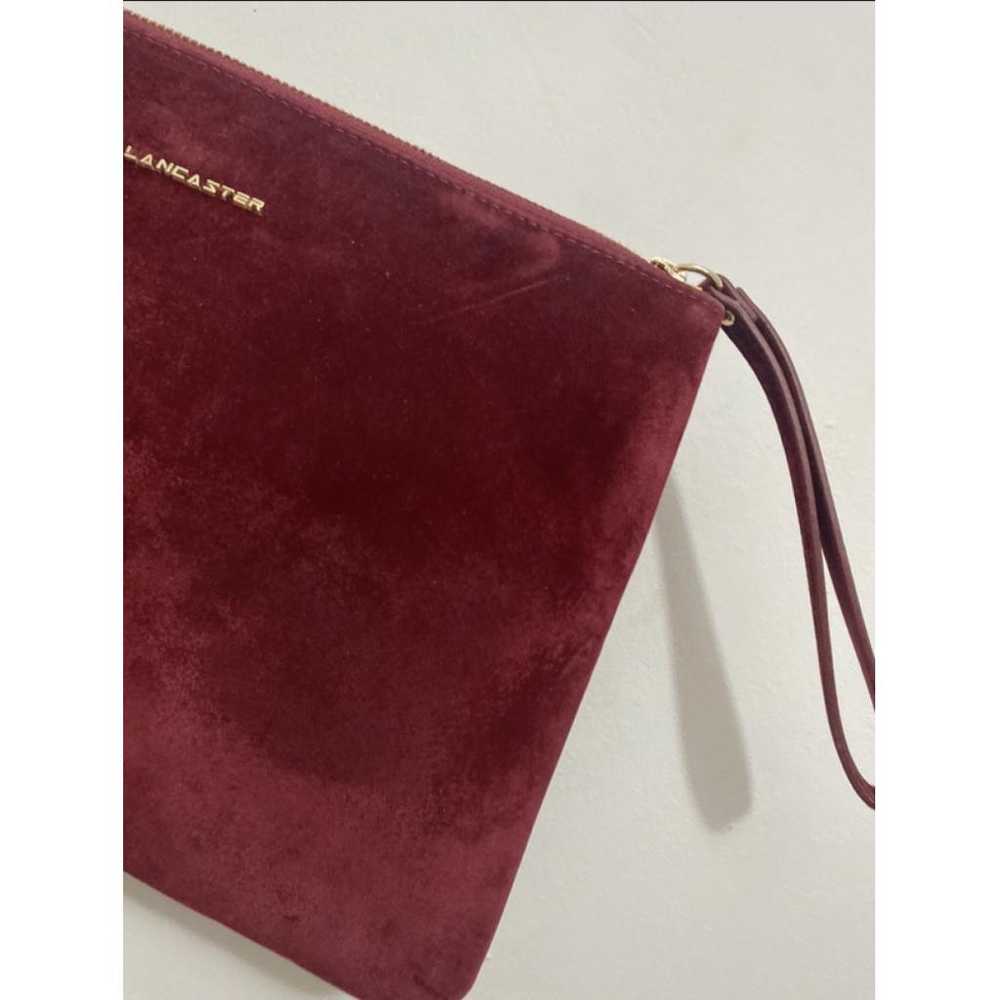 Lancaster Velvet clutch bag - image 9