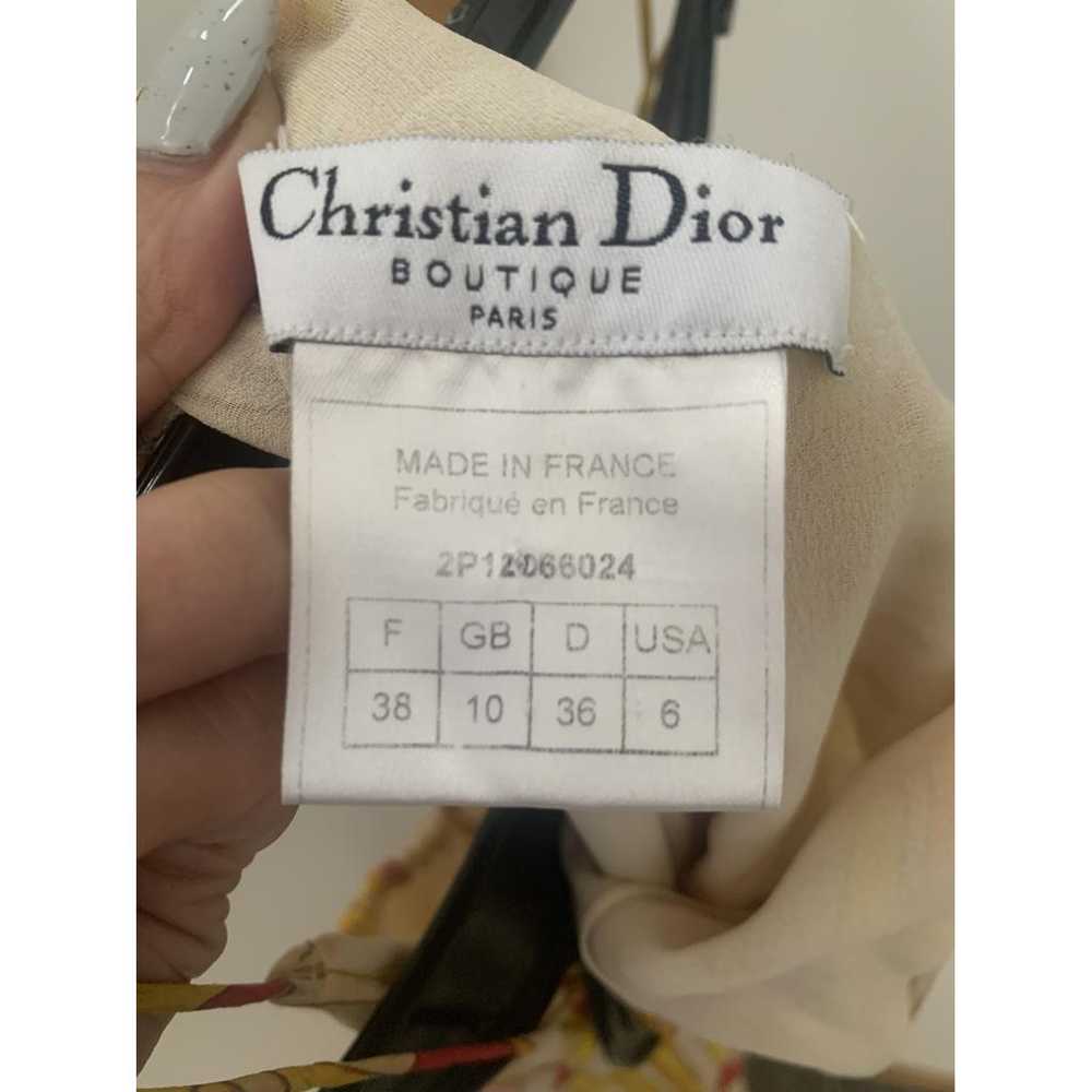 Dior Silk maxi dress - image 2
