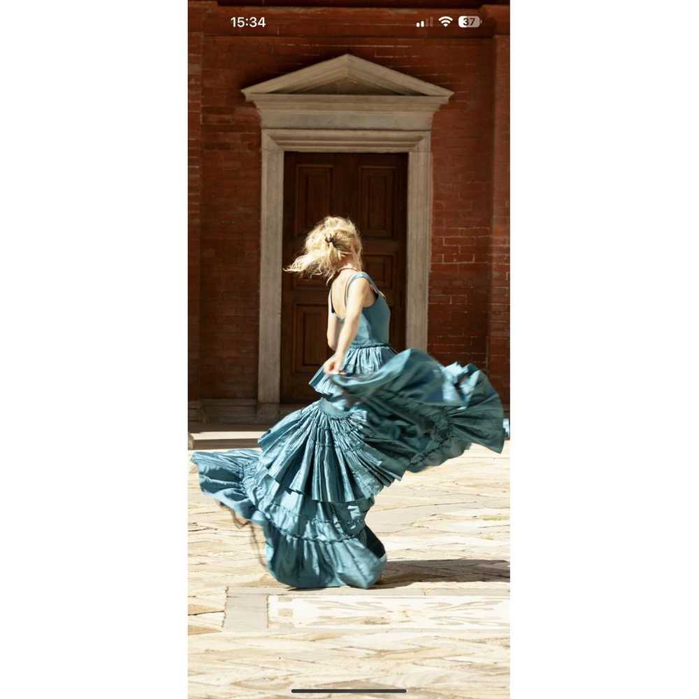 Alberta Ferretti Silk maxi dress - image 10