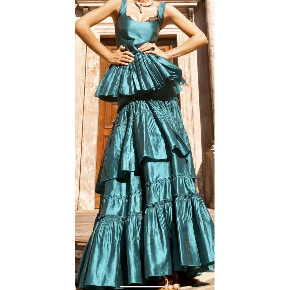 Alberta Ferretti Silk maxi dress - image 8