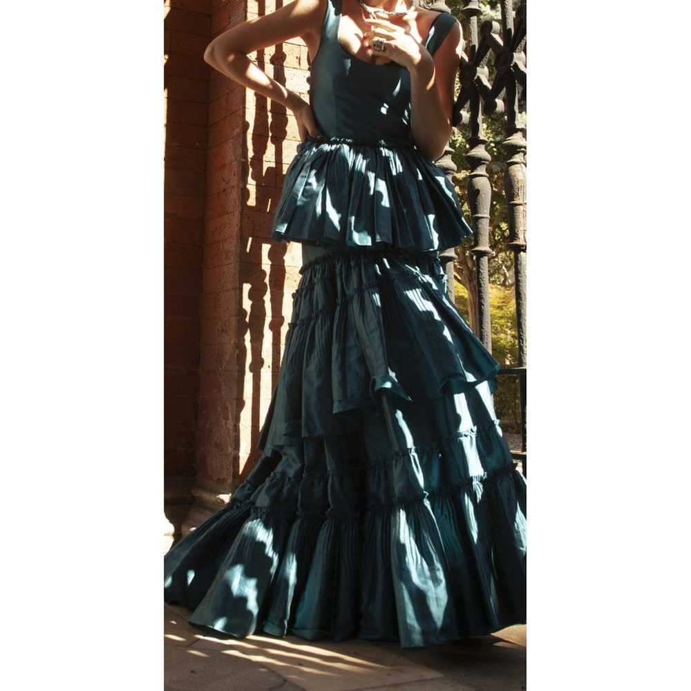 Alberta Ferretti Silk maxi dress - image 9