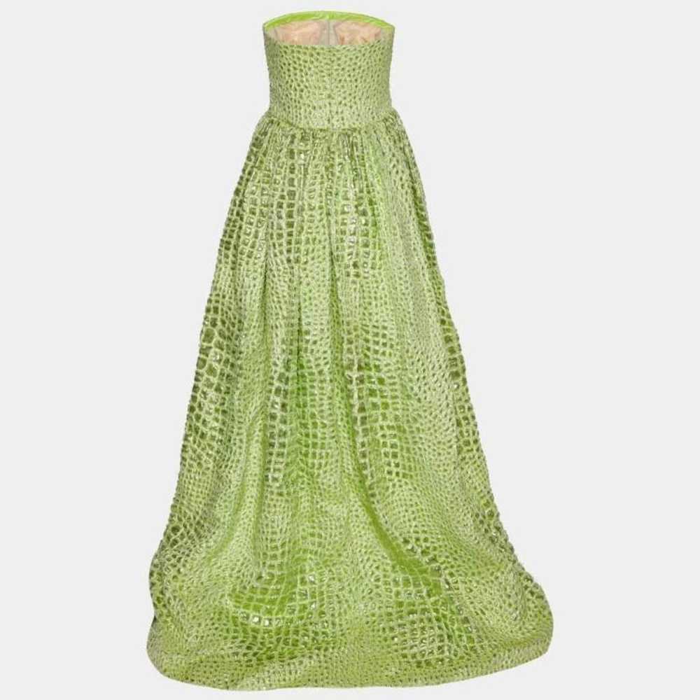 Oscar De La Renta Silk maxi dress - image 4