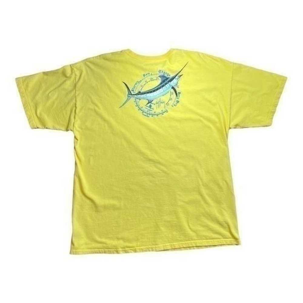 Guy Harvey Yellow T-shirt XL - image 4