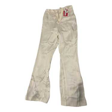 Non Signé / Unsigned Silk trousers