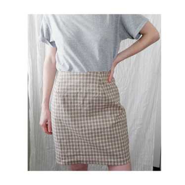 Wildlife Sportswear 80s cotton plaid skirt (14) |… - image 1