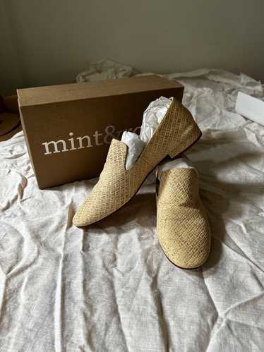 Mint and rose Leather Flat (38) | Used, Secondhand