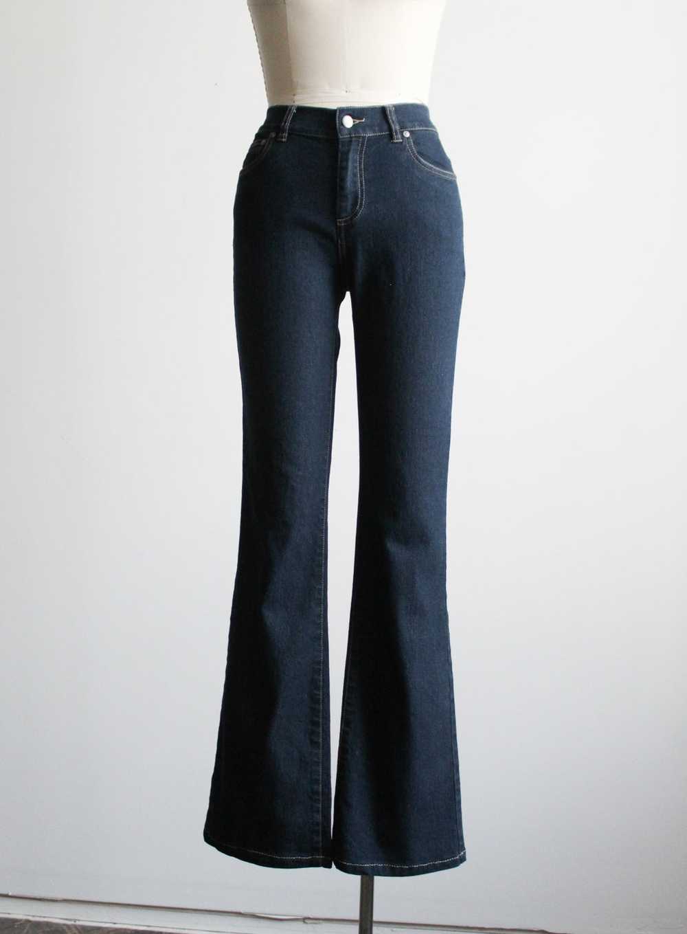 indigo bootcut jeans - image 2