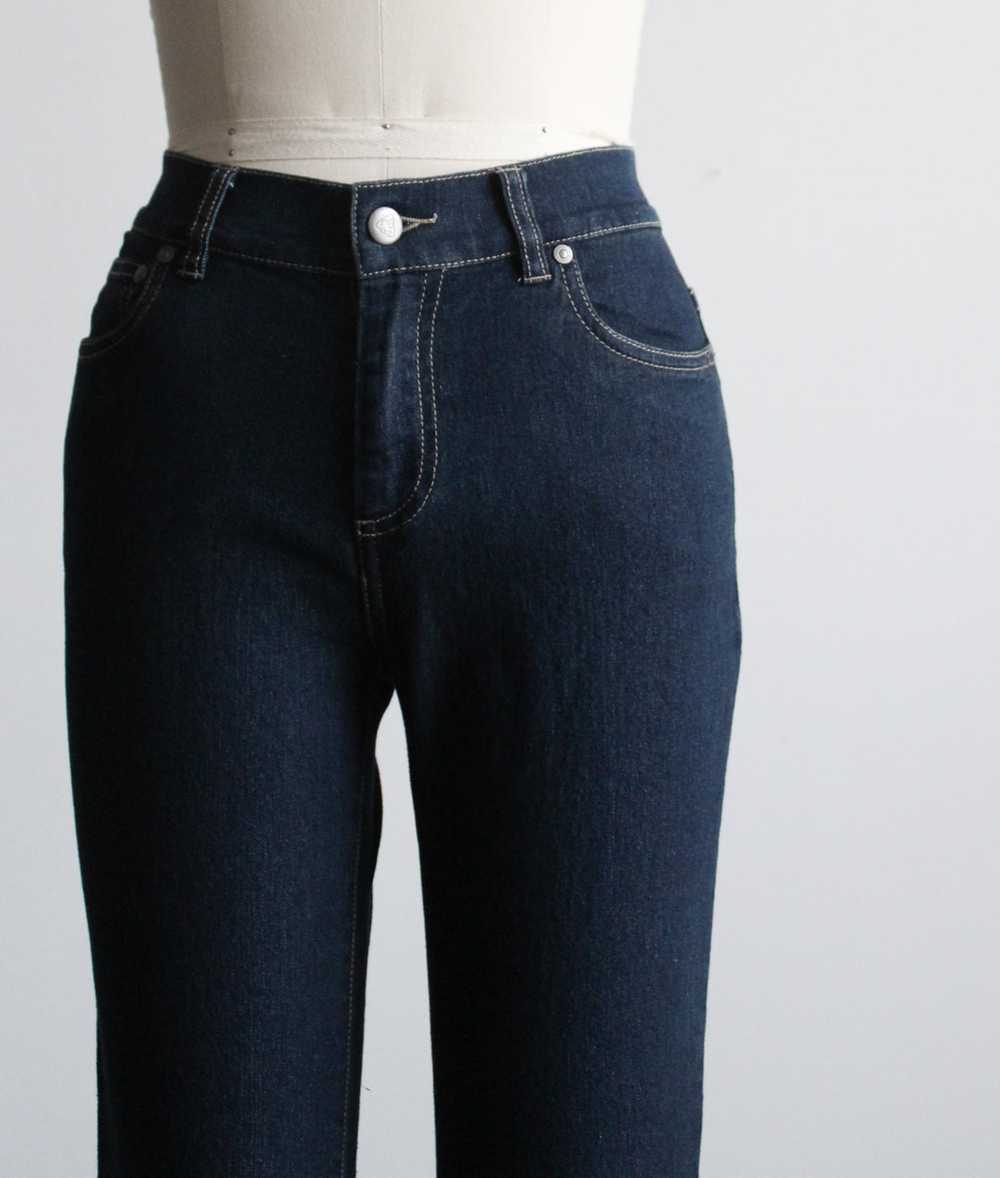 indigo bootcut jeans - image 3