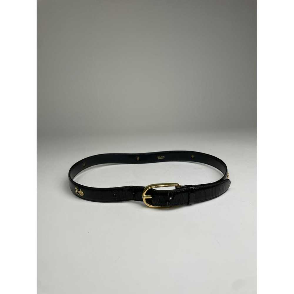 Celine Triomphe patent leather belt - image 8