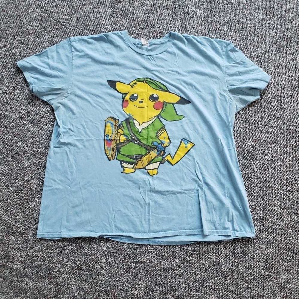 Pikachu Dressed as Link Tee - image 1