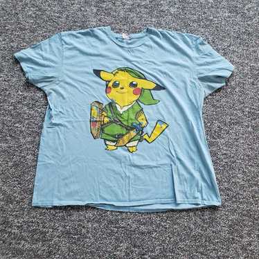 Pikachu Dressed as Link Tee - image 1