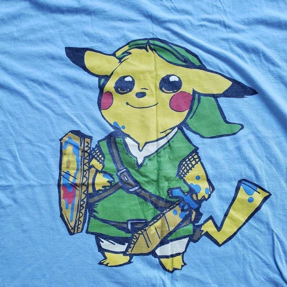 Pikachu Dressed as Link Tee - image 2