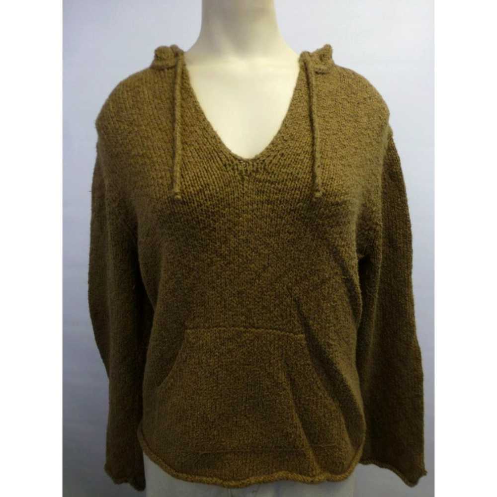 Vintage womens Columbia Sportswear brown knit sof… - image 1
