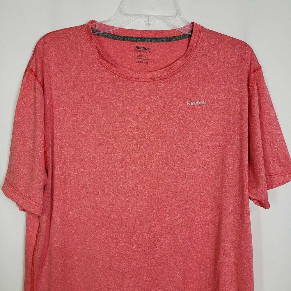 Reebok Men's T Shirt Sz XL Red Core Short Sleeve … - image 3