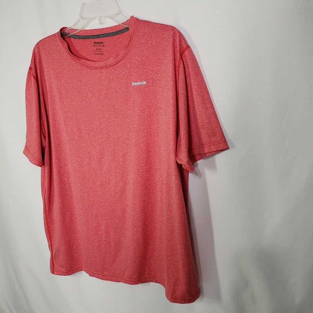Reebok Men's T Shirt Sz XL Red Core Short Sleeve … - image 4