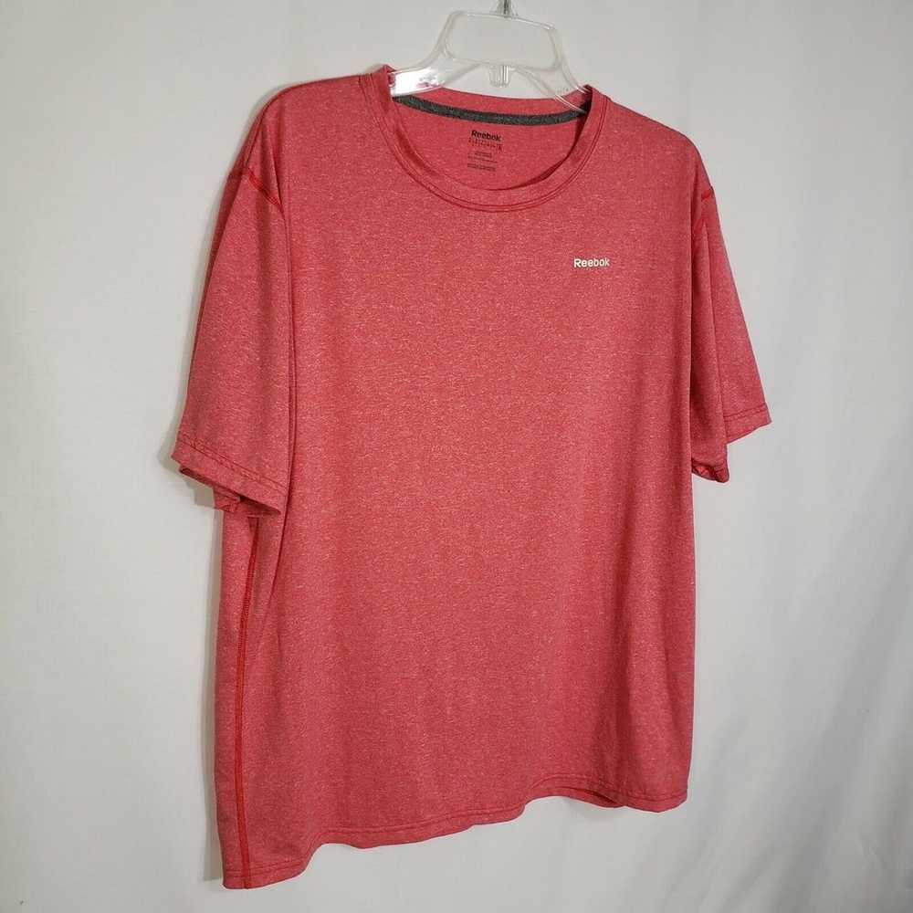 Reebok Men's T Shirt Sz XL Red Core Short Sleeve … - image 5
