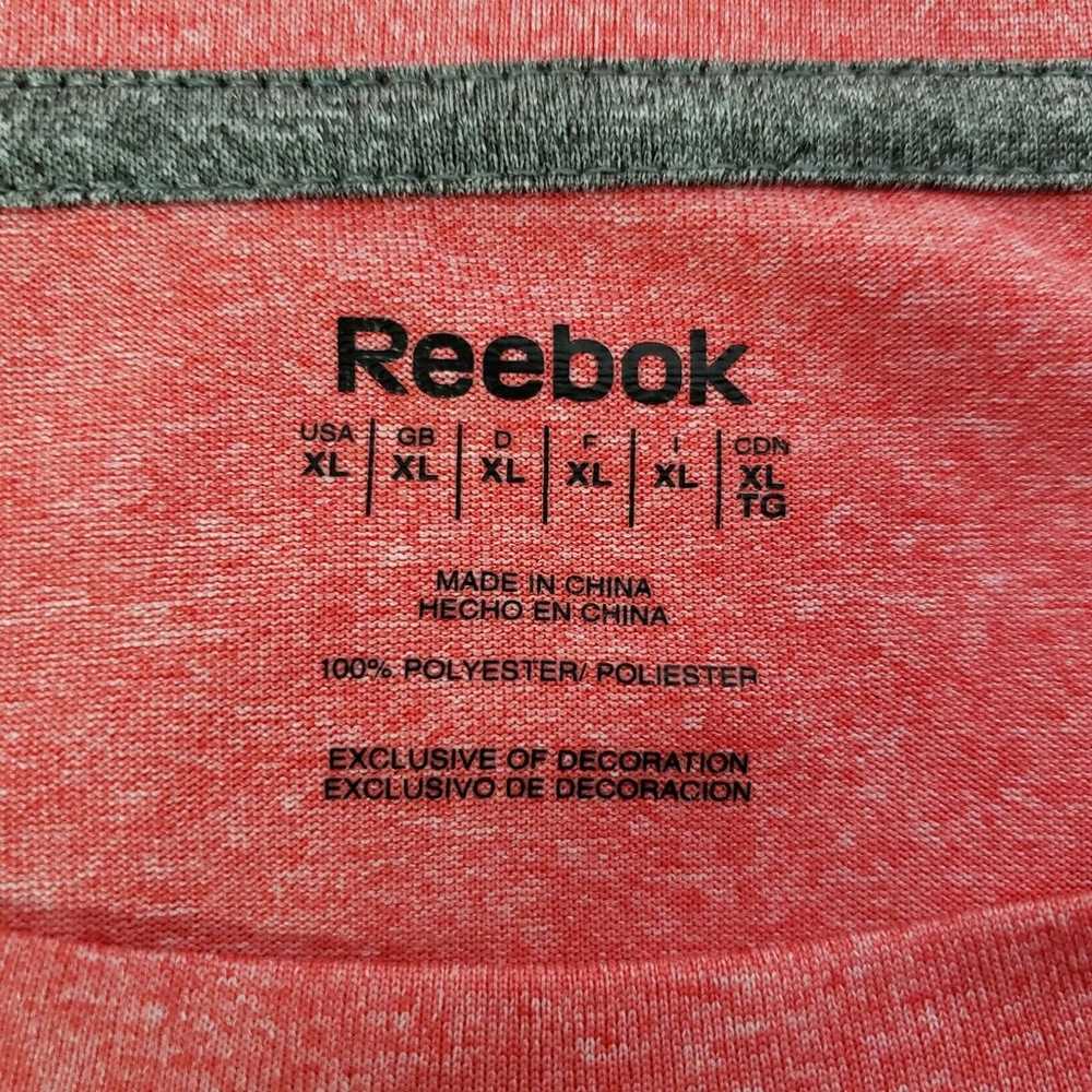 Reebok Men's T Shirt Sz XL Red Core Short Sleeve … - image 7