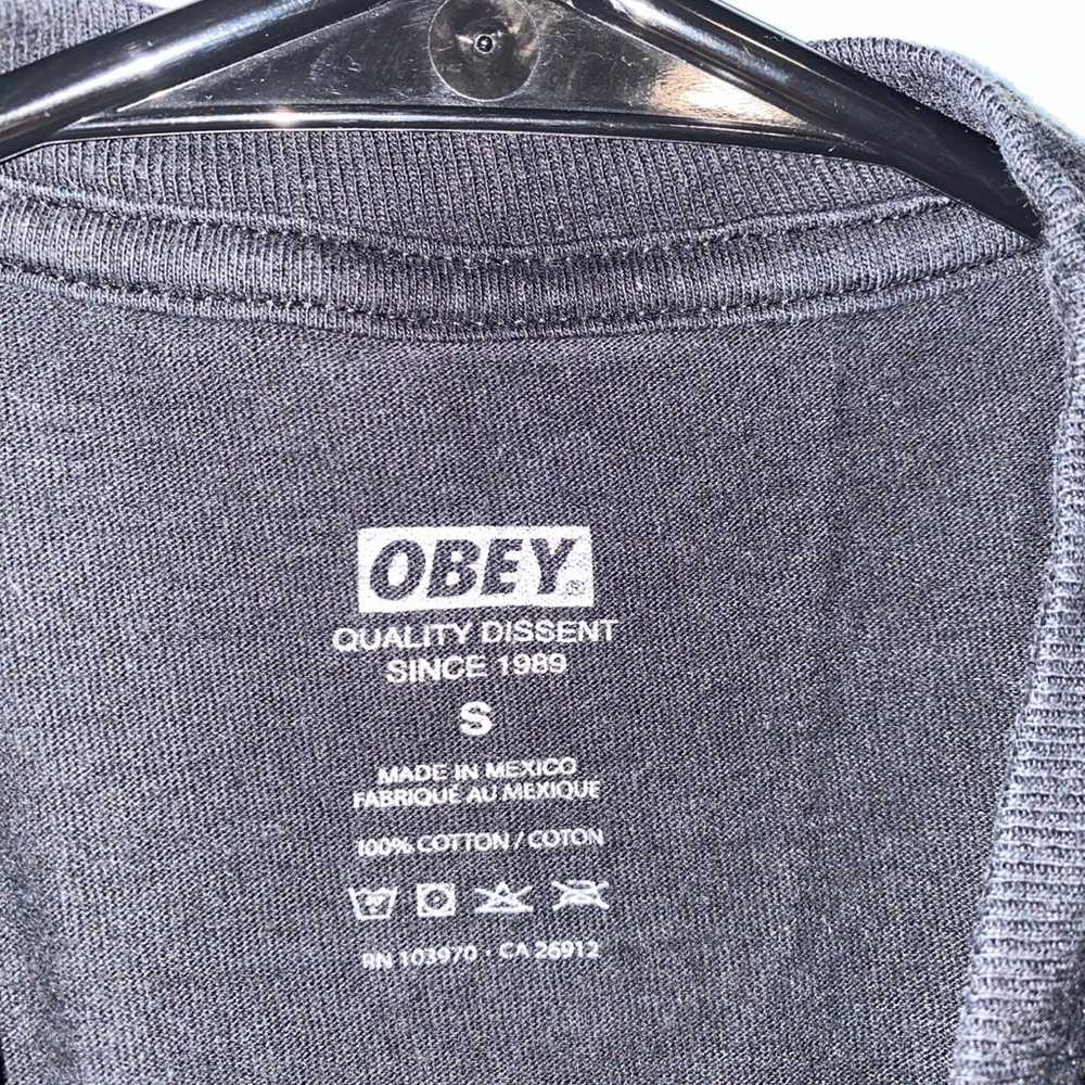 Obey T Shirt Size Small A Just Nation, Not Discri… - image 3