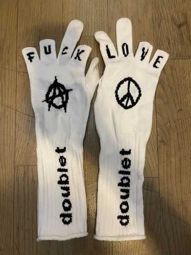 Doublet Doublet love fuck finger signs gloves