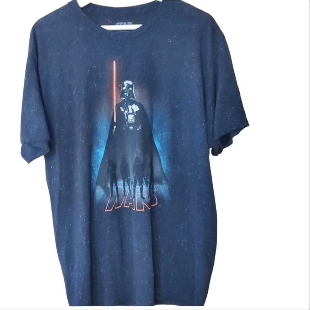 Star Wars Darth Vader Black T-Shirt - Menacing Po… - image 1