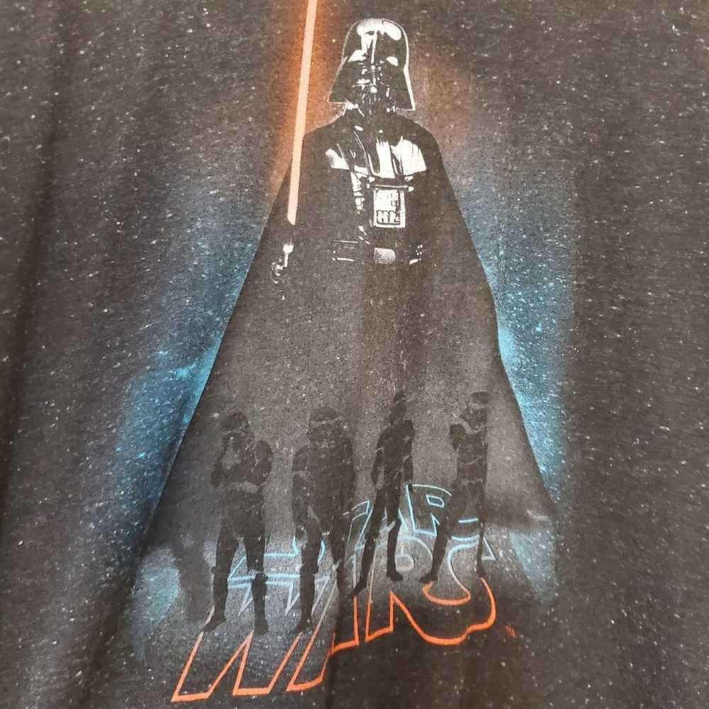 Star Wars Darth Vader Black T-Shirt - Menacing Po… - image 2