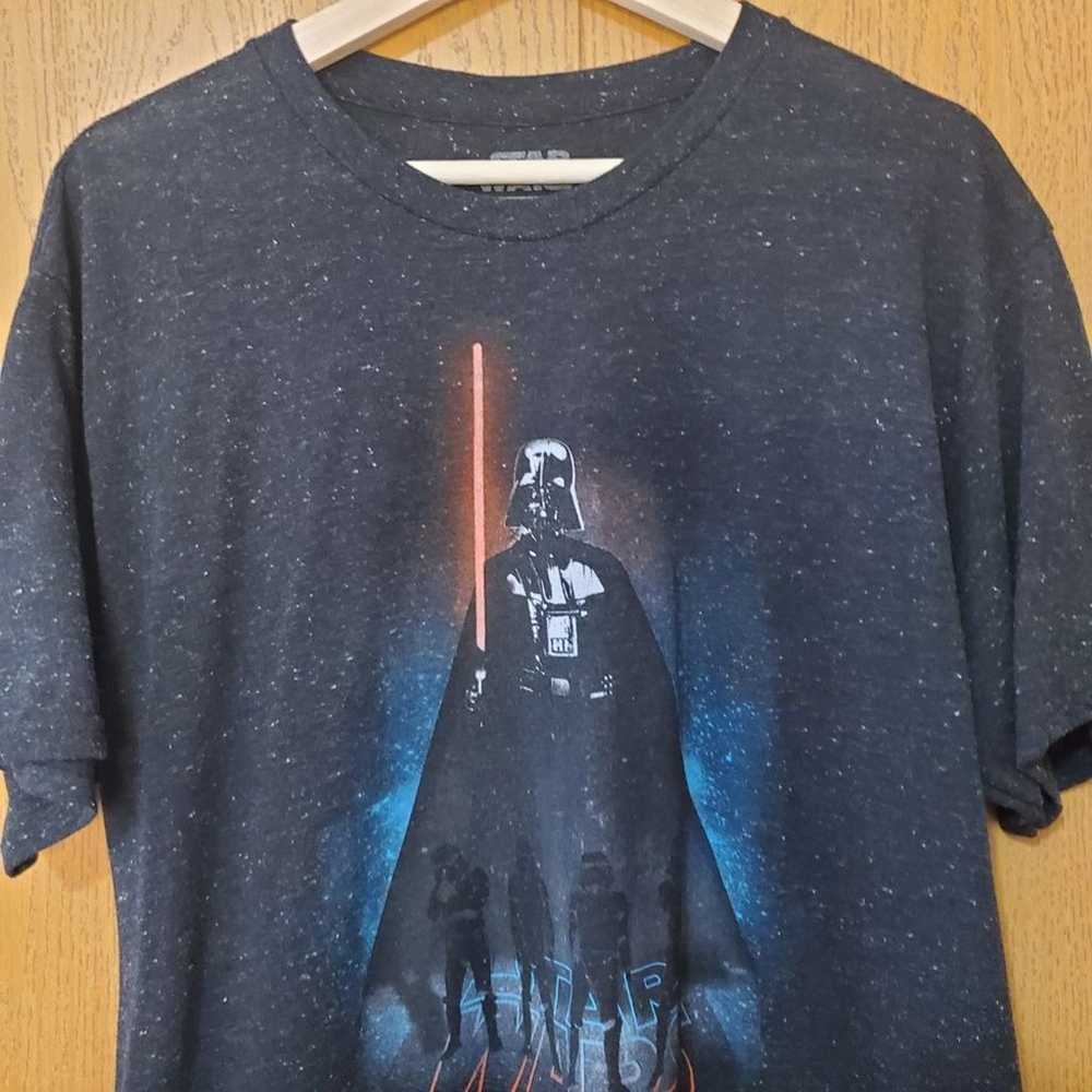 Star Wars Darth Vader Black T-Shirt - Menacing Po… - image 4