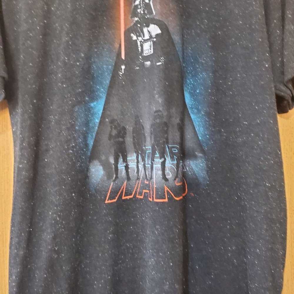 Star Wars Darth Vader Black T-Shirt - Menacing Po… - image 5