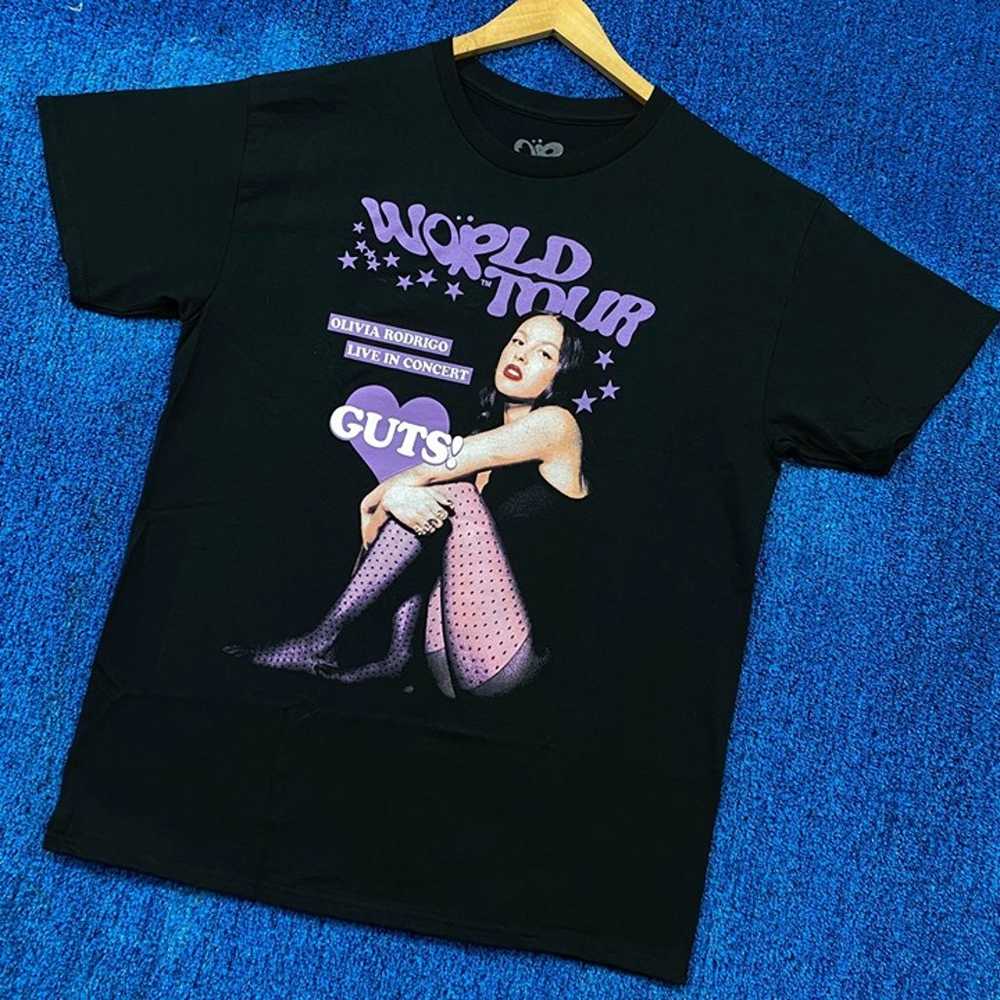 Olivia Rodrigo World Tour Guts Rock T-shirt Size … - image 3