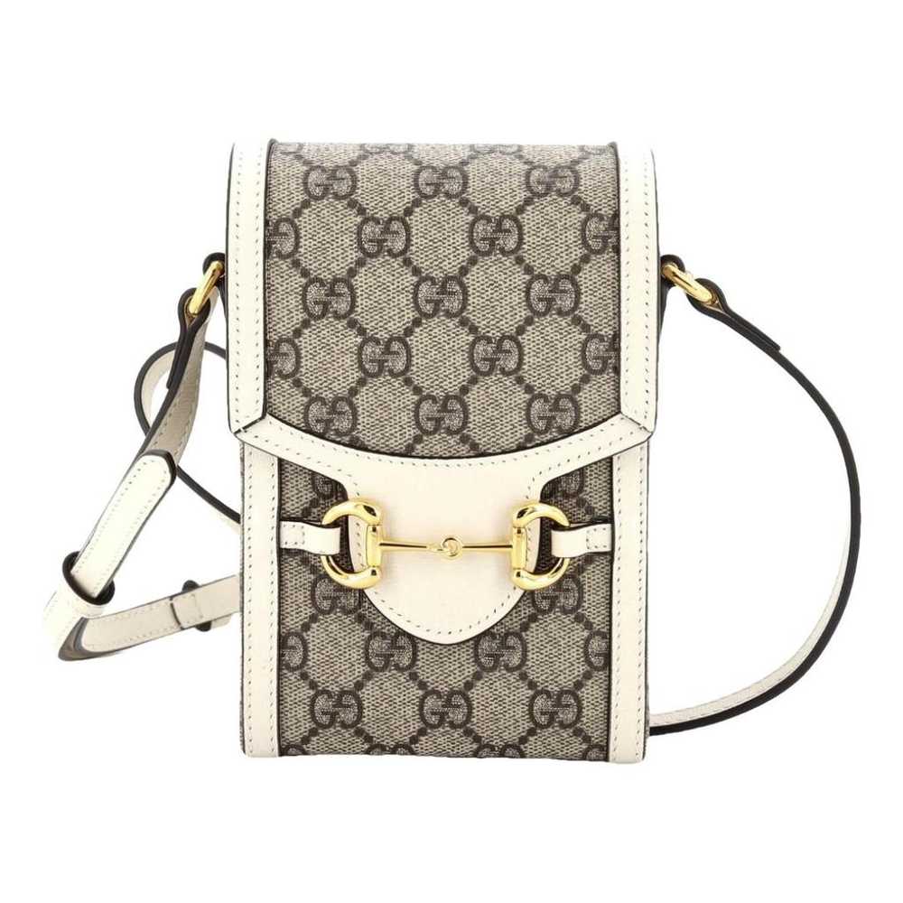 Gucci Horsebit 1955 Vertical leather crossbody bag - image 1