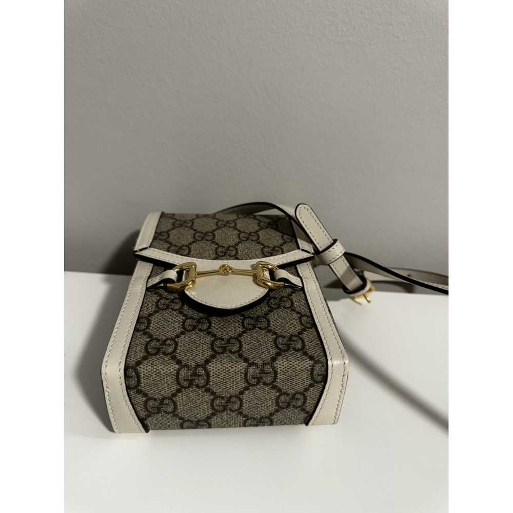 Gucci Horsebit 1955 Vertical leather crossbody bag - image 4