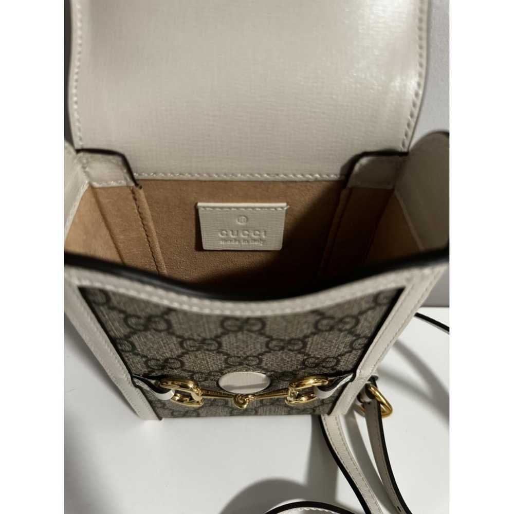 Gucci Horsebit 1955 Vertical leather crossbody bag - image 8