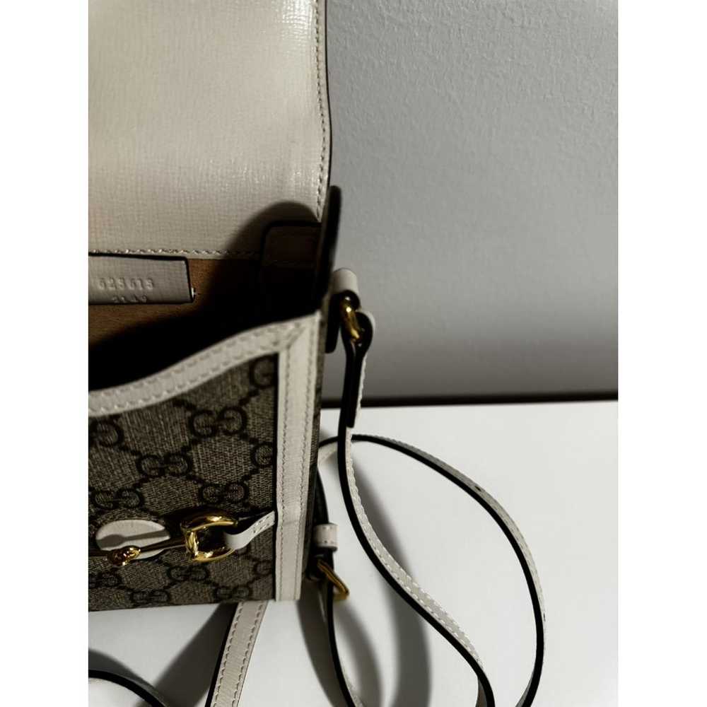 Gucci Horsebit 1955 Vertical leather crossbody bag - image 9