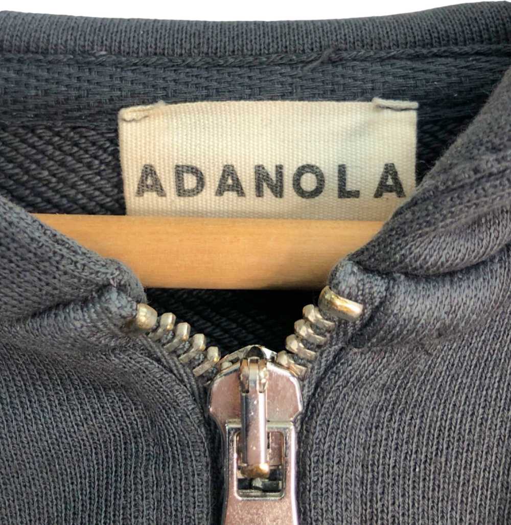 Adanola Black Cropped Zip Hoodie M - image 3