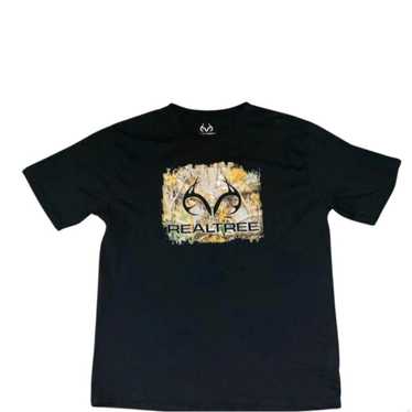 Realtree Camo Short Sleeve Logo Tee Shirt Size L - image 1