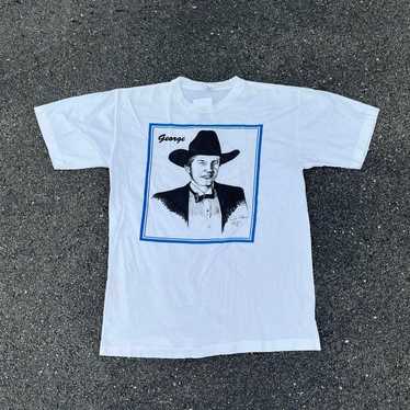 Vintage 90's George Strait Dale Adkins T-Shirt Lar