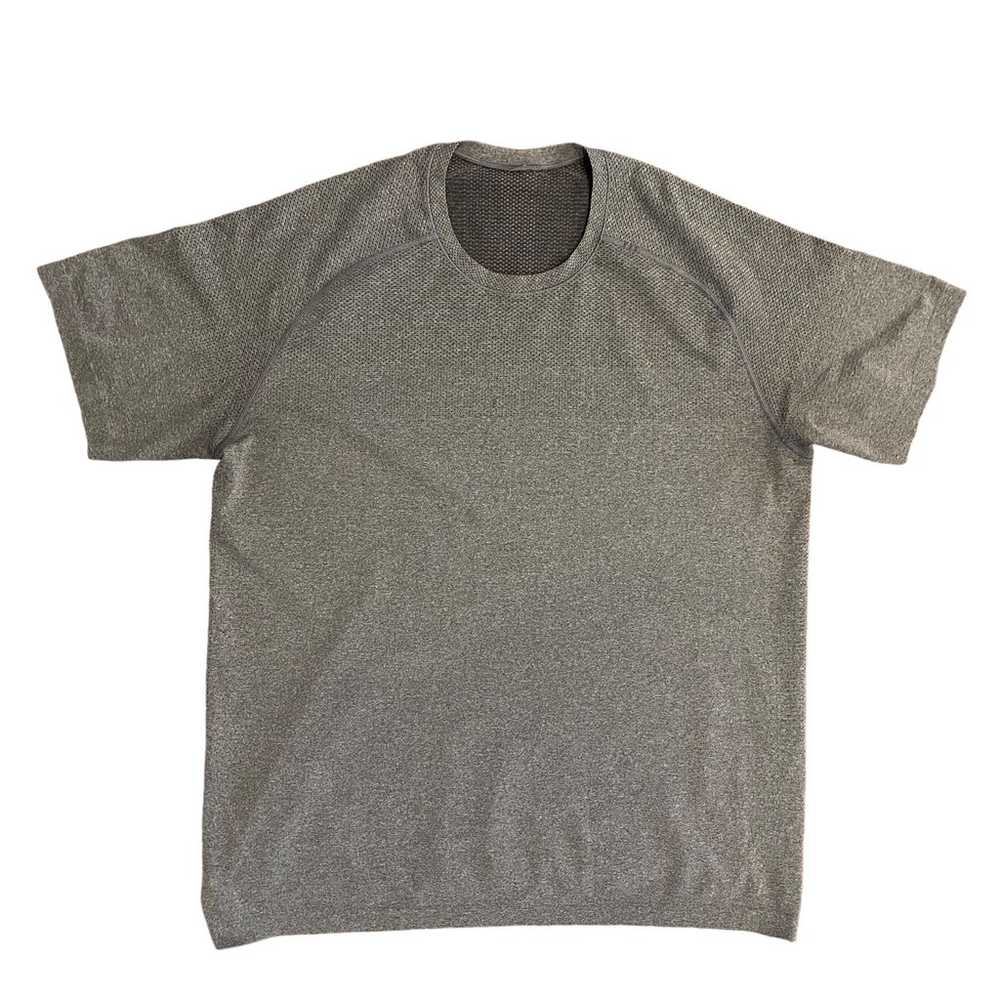 lululemon Shirt Men's Heathered Grey XL Short Sle… - image 3