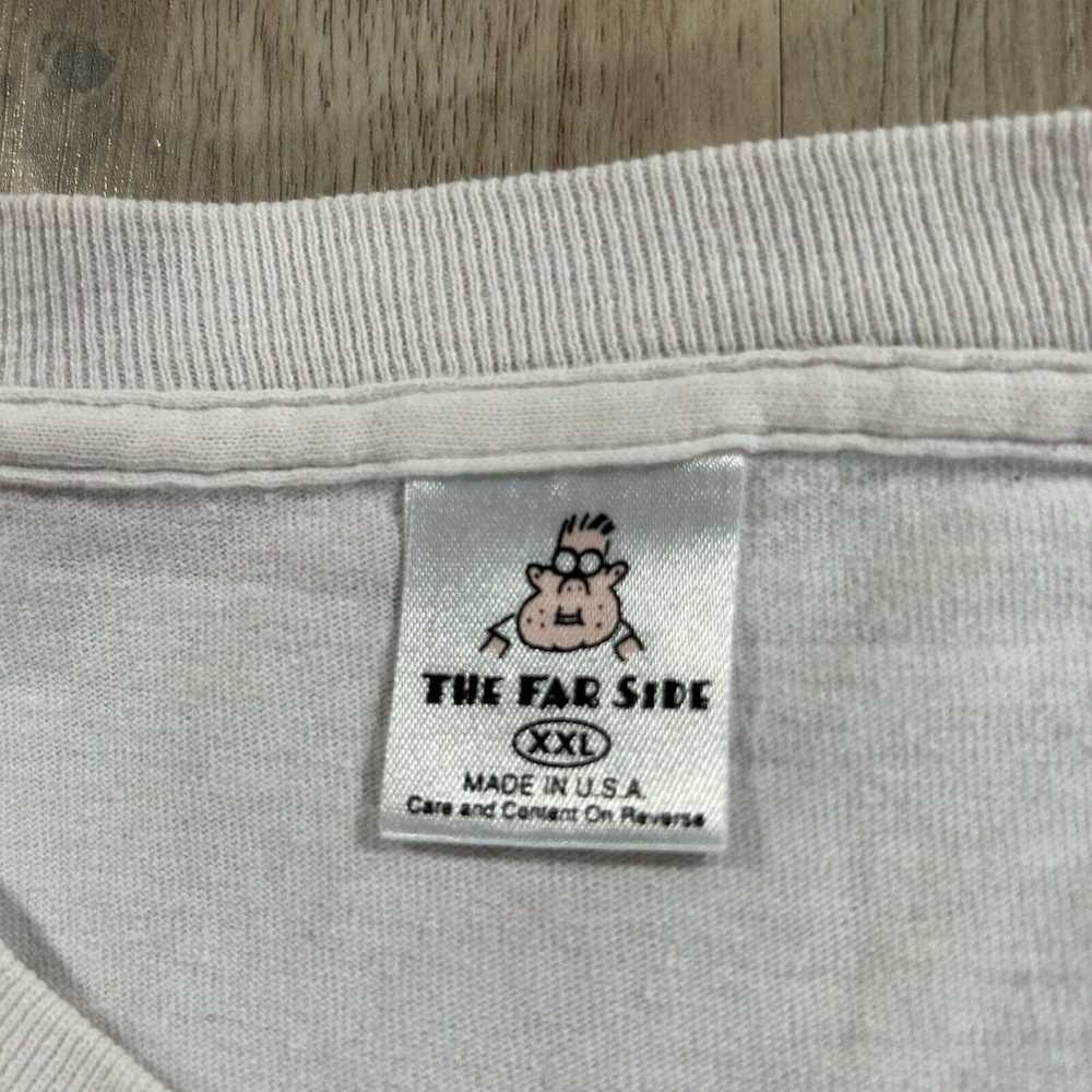 Vintage 1997 The Far Side T-Shirt Men 2XL Cow Bee… - image 2